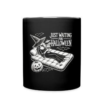 Witch time: Relax and cocktail - Full Colour Mug - black - Front
