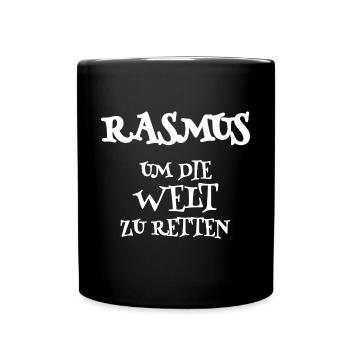 Rescuer Rasmus - Full Colour Mug - black - Front