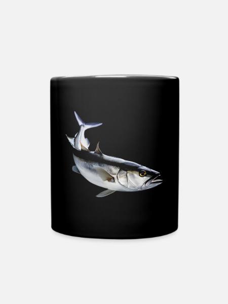 Schellfisch Fisch - Tasse einfarbig - Schwarz