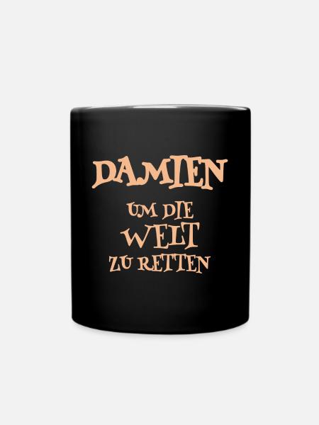 Damien en tant qu’assistant - Mug uni - noir