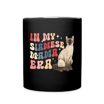 Siamese Cat Siamese Cat - Full Colour Mug - black - Front
