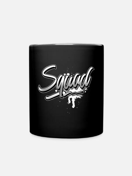 Squad - Tasse einfarbig - Schwarz