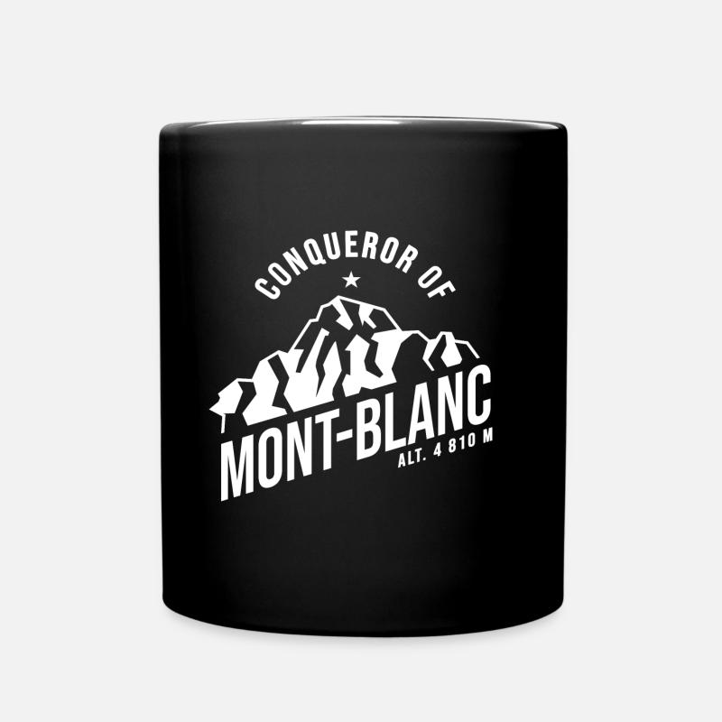 conquérant du Mont Blanc - Mug uni - noir