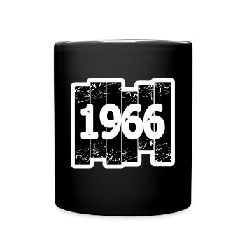 Jahr 1966 - Tasse einfarbig - Schwarz - Vorne