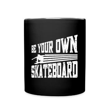 Skateboard Art Pour Garçons Filles Hommes Skateboard Cadeaux - Mug uni - noir - Devant