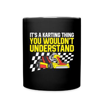 Go Kart - Full Colour Mug - black - Front