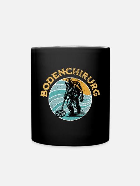 Probing Metal Detector - Full Colour Mug - black