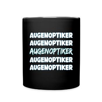 Optician as a job - Full Colour Mug - black - Front