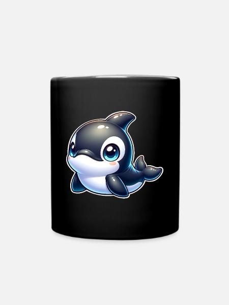 Orca - Tasse einfarbig - Schwarz