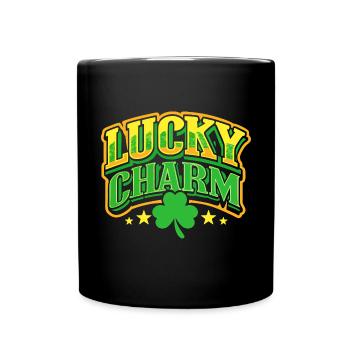 Porte-bonheur - Saint-Patrick - Irlande - Mug uni - noir - Devant