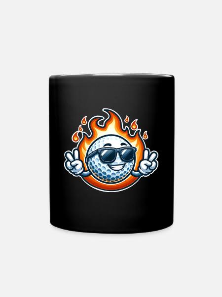 Golf - Enfärgad mugg - svart