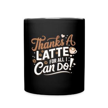 Le café rend tout meilleur – barista - Mug uni - noir - Devant