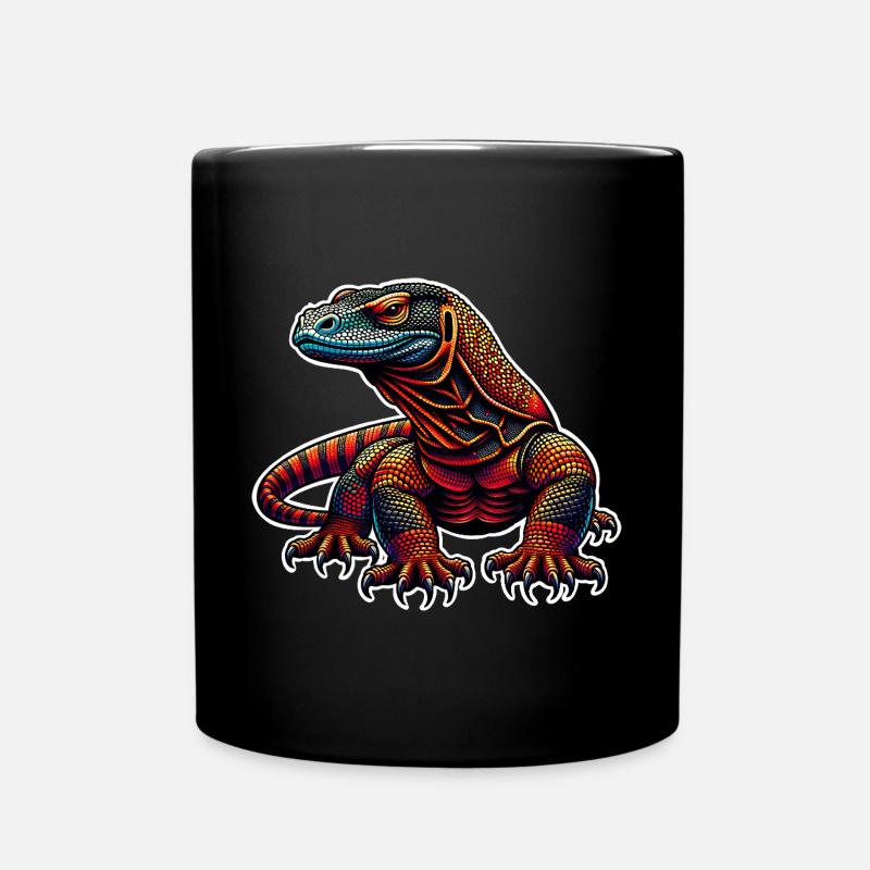 Komodo Dragon - Mug uni - noir