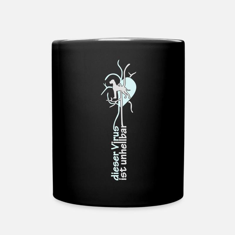 virus Dogg étroite - Mug uni - noir
