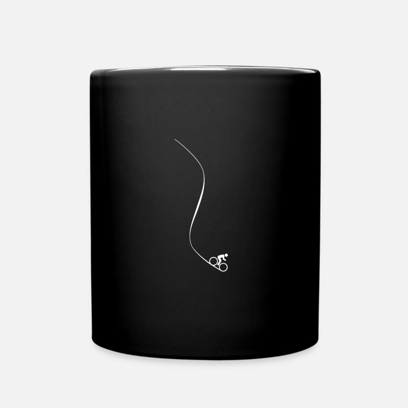 VTT VTT VTT VTT Descente Vélo - Mug uni - noir