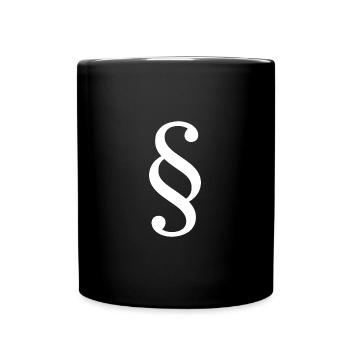 Droit Avocat Paragraphe Avocat Cour Droit - Mug uni - noir - Devant