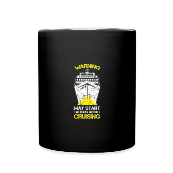 Cruise Cruise Ship - Full Colour Mug - black - Front