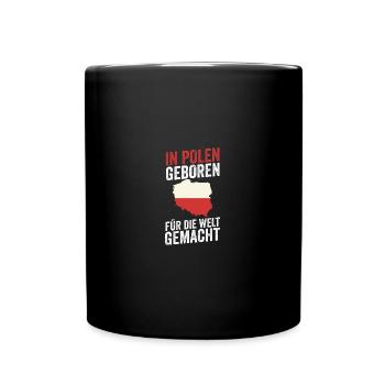 Polonais Pologne - Mug uni - noir - Devant