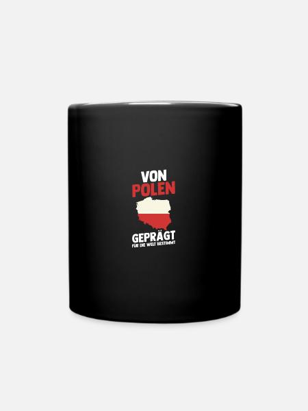 Pole Polnisch Polen - Tasse einfarbig - Schwarz