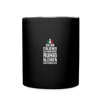 Italie Vaffanculo italien - Mug uni - noir - Devant