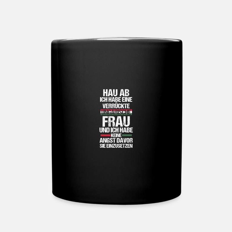 Magyaren Ungarn - Tasse einfarbig - Schwarz