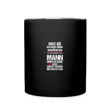 Magyaren Ungarn - Tasse einfarbig - Schwarz - Vorne