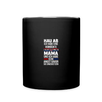 Kroaten Kroate Kroatin Hrvatska Kroatien - Tasse einfarbig - Schwarz - Vorne