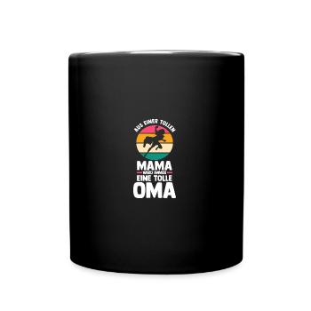 Maman Maman Grand-mère Mamie - Mug uni - noir - Devant