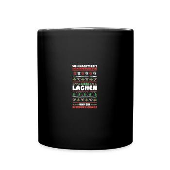 Père Noël Éducatrice de la garderie - Mug uni - noir - Devant