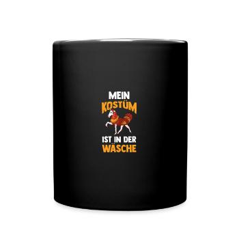 Costume de carnaval Carnaval - Mug uni - noir - Devant