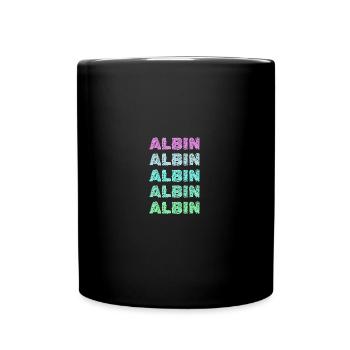 Albin Albin - Mug uni - noir - Devant