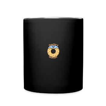 Sweet Kawaii smart Donut - Full Colour Mug - black - Front