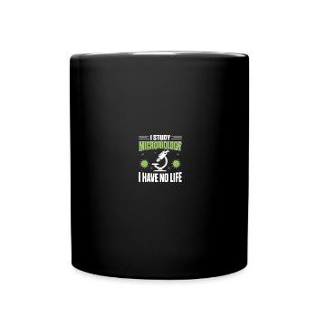 Science Microbiology Microbiologist - Full Colour Mug - black - Front
