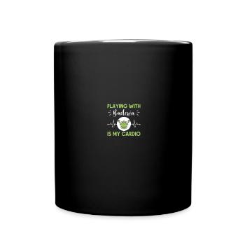 Science Microbiology Microbiologist - Full Colour Mug - black - Front