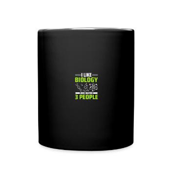DNA Wissenschaft Biologe Biologie - Tasse einfarbig - Schwarz - Vorne