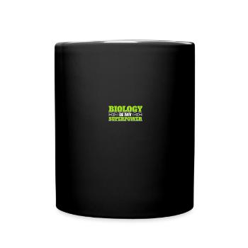 DNA Wissenschaft Biologe Biologie - Tasse einfarbig - Schwarz - Vorne