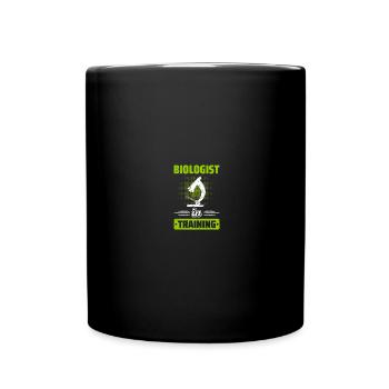 DNA Wissenschaft Biologe Biologie - Tasse einfarbig - Schwarz - Vorne