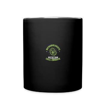 Science Microbiology Microbiologist - Full Colour Mug - black - Front