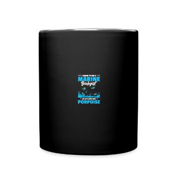 Marine Biologist Marine Biology - Full Colour Mug - black - Front