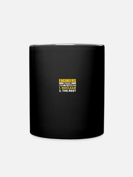 Nuklearmedizin Radioaktiver Nuklearingenieur - Tasse einfarbig - Schwarz