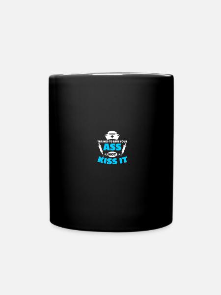 Onkologe Onkologieschwester - Tasse einfarbig - Schwarz
