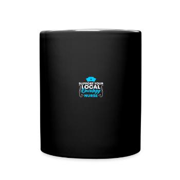 Oncologist Oncology Nurse - Full Colour Mug - black - Front