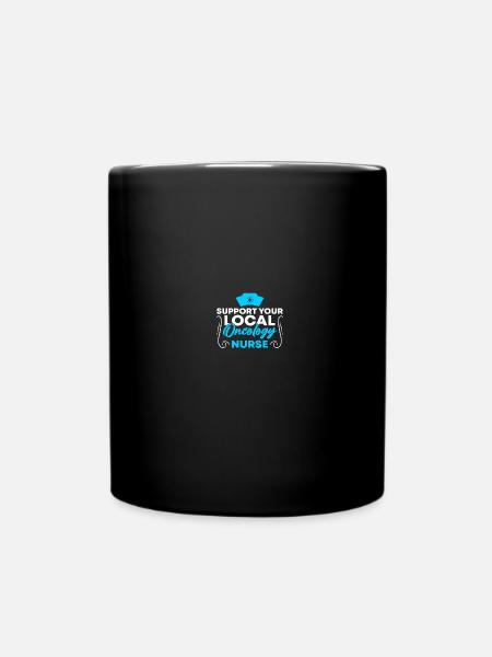Onkologe Onkologieschwester - Tasse einfarbig - Schwarz