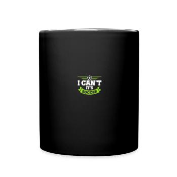 Coaching Fußball Vater Trainer Fußballtrainer - Tasse einfarbig - Schwarz - Vorne