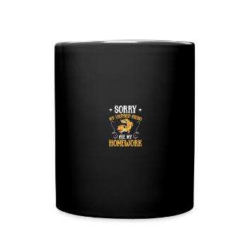 Reptile Lizard Leopard Gecko - Full Colour Mug - black - Front