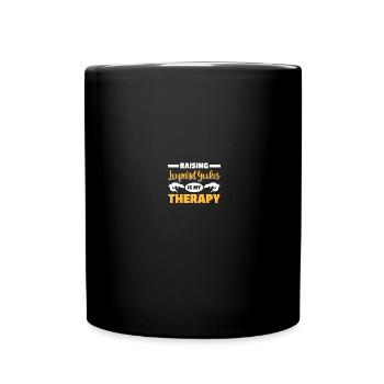 Reptile Lizard Leopard Gecko - Full Colour Mug - black - Front