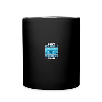 Seaworld Cetacean Orca Whale Watching - Full Colour Mug - black - Front