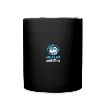 Seaworld Cetacean Orca Whale Watching - Full Colour Mug - black - Front