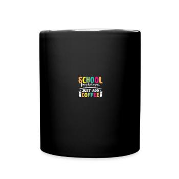 Psychology School Psychologist - Full Colour Mug - black - Front