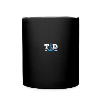 Diabetics Type 1 Diabetes Awareness T1D - Full Colour Mug - black - Front